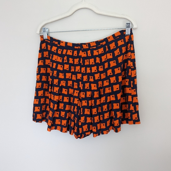 Zara Flowy Printed Shorts Retro Style High Waisted Size Large - Picture 3 of 9